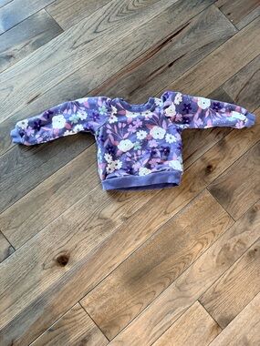 Little Sleepies Sugar Plum Floral sweatshirt